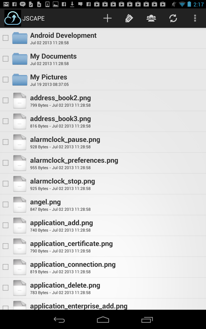 android file transfer client