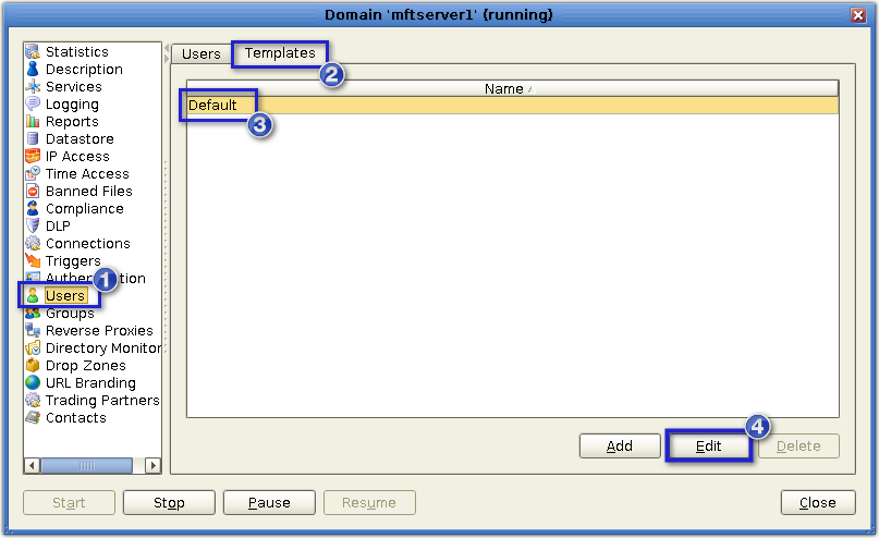 edit default user template