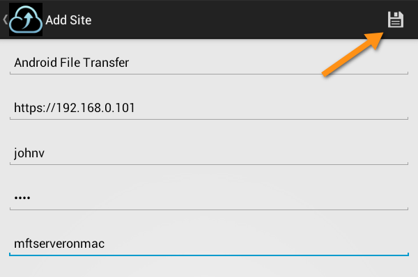 jscape mft server android site info