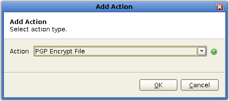 mft server trigger action pgp encrypt