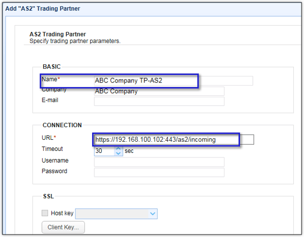 Trading partner system