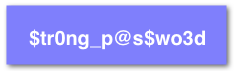 strong password