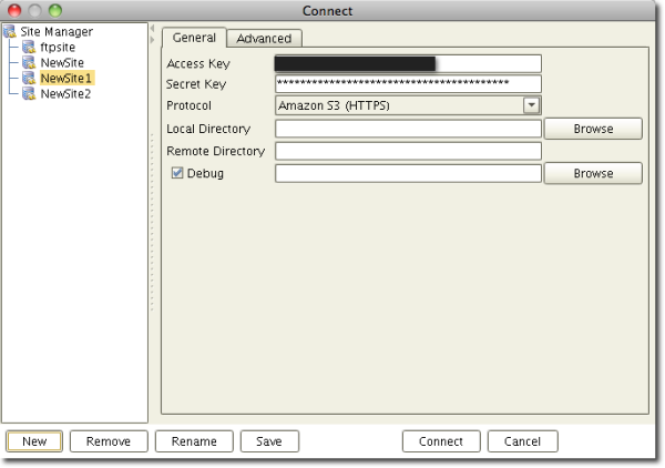 linux s3 client