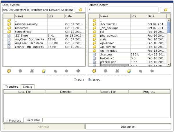 connected anyclient web