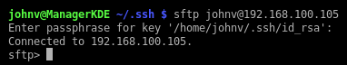 sftp public key authentication