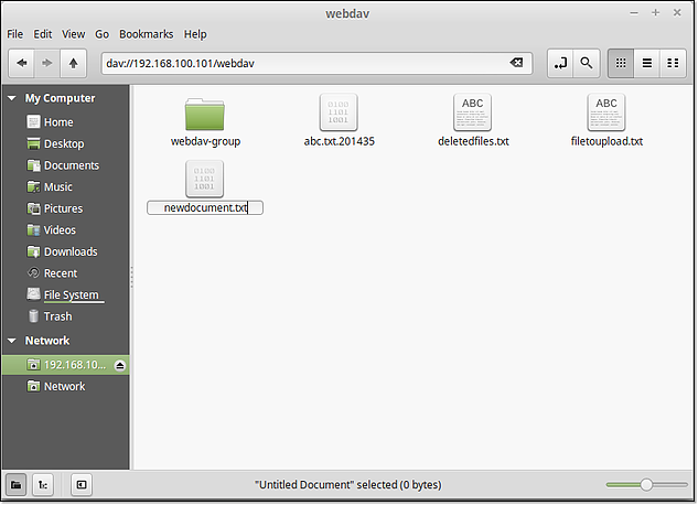 creating-new-file-in-webdav-linux