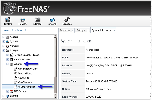 freenas_volume_manager