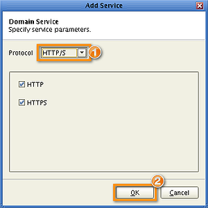 domain https service parameters