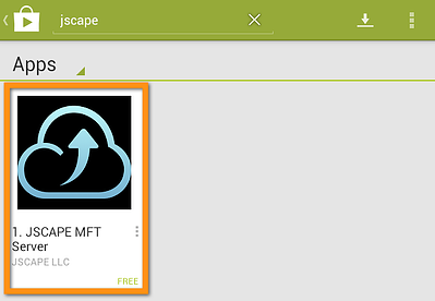 jscape mft server app in google play