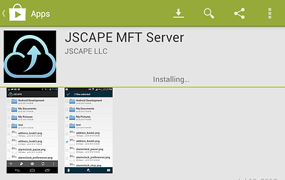 jscape mft server android installing