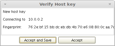 verify host key no highlight