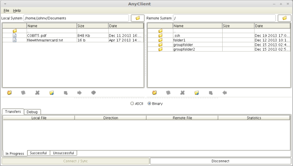 anyclient connected to sftp server resized 600