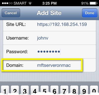 mft server domain