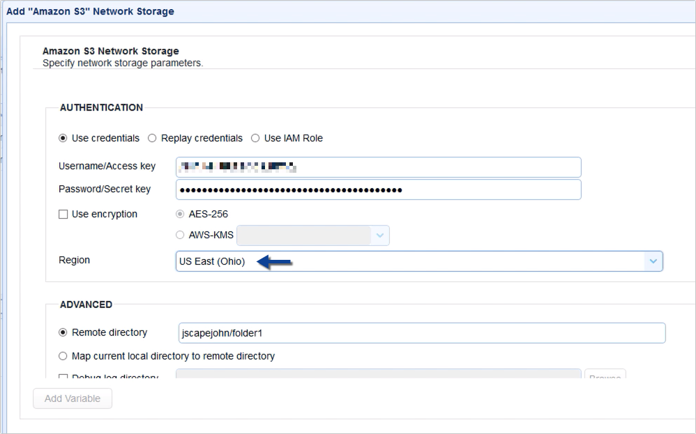 Amazon S3 Network Storage