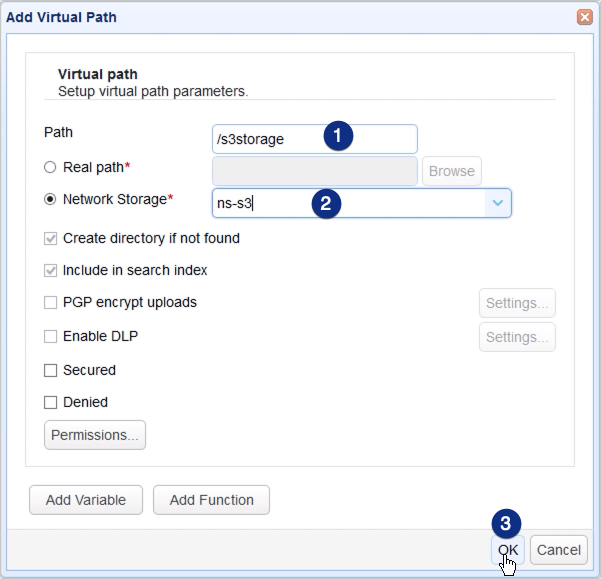 accessing aws s3 via sftp - 13