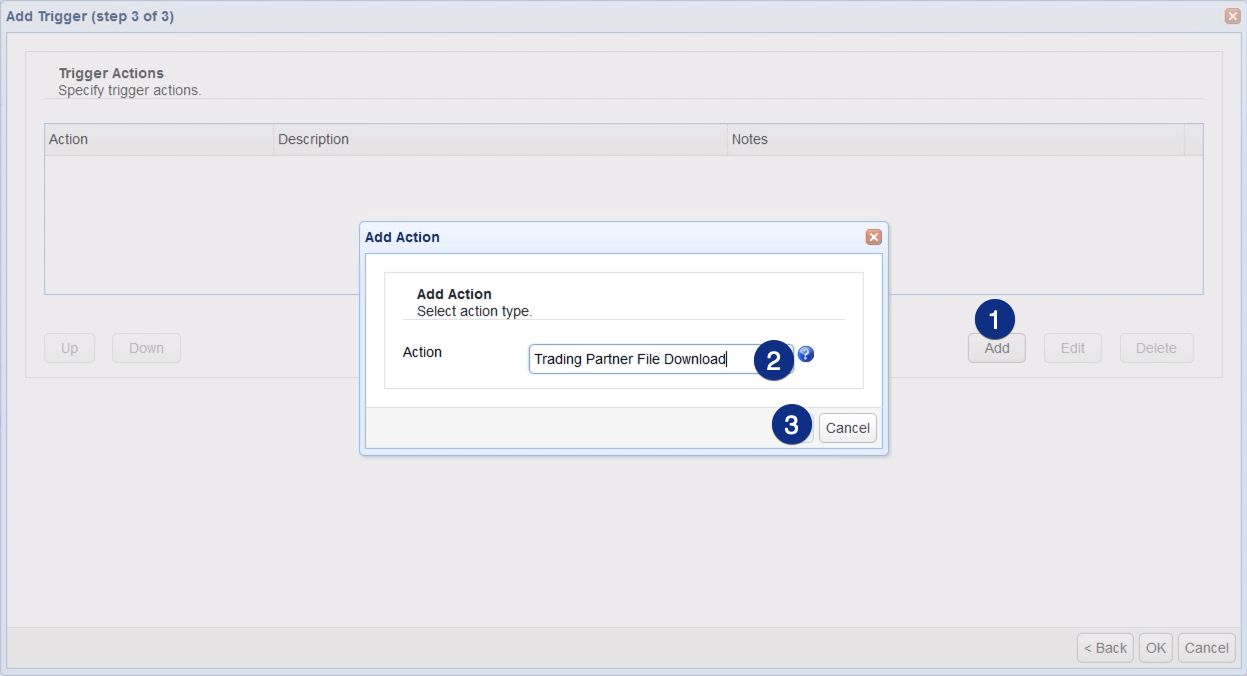 add action trading partner file download