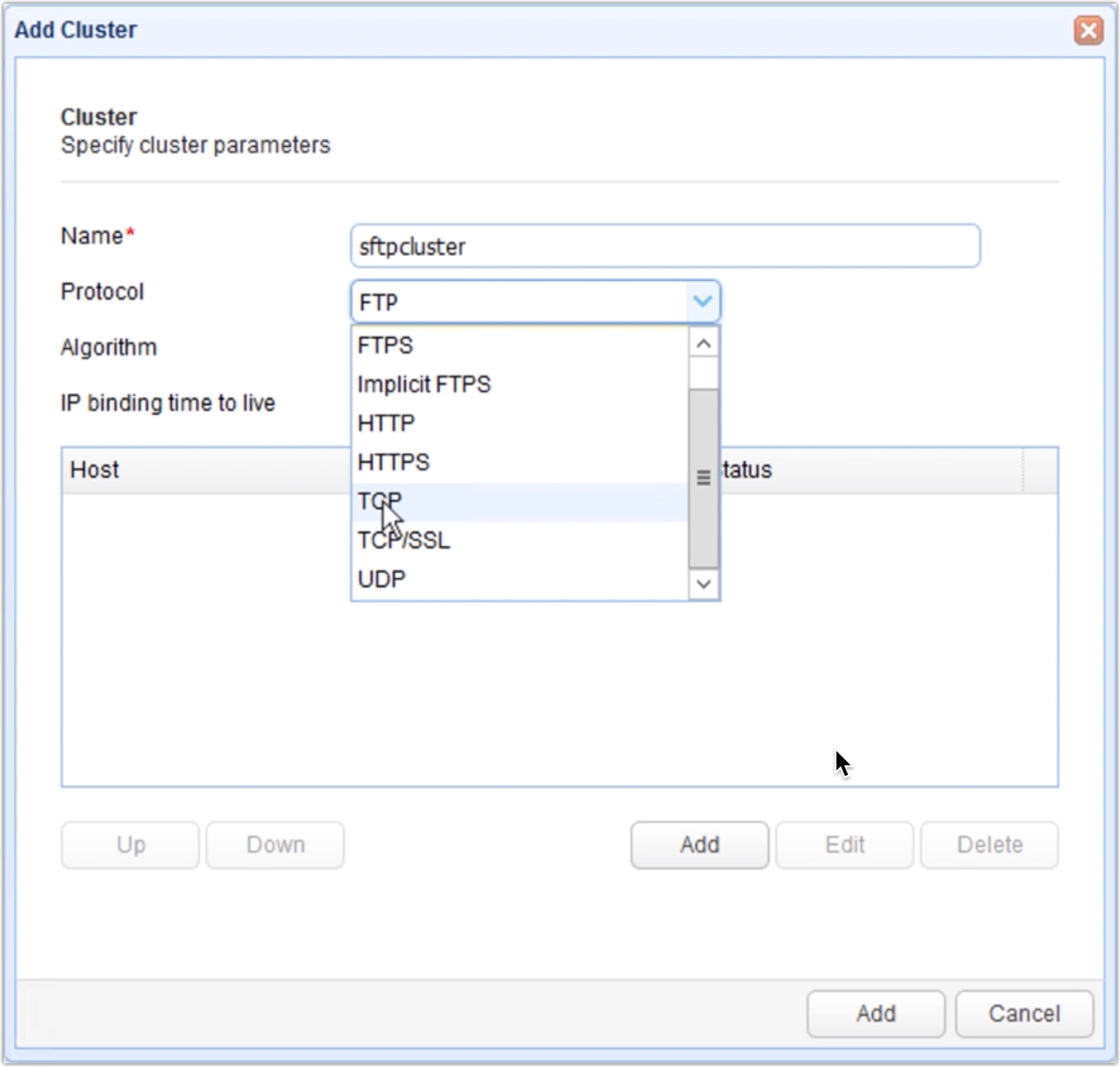 add cluster name protocol