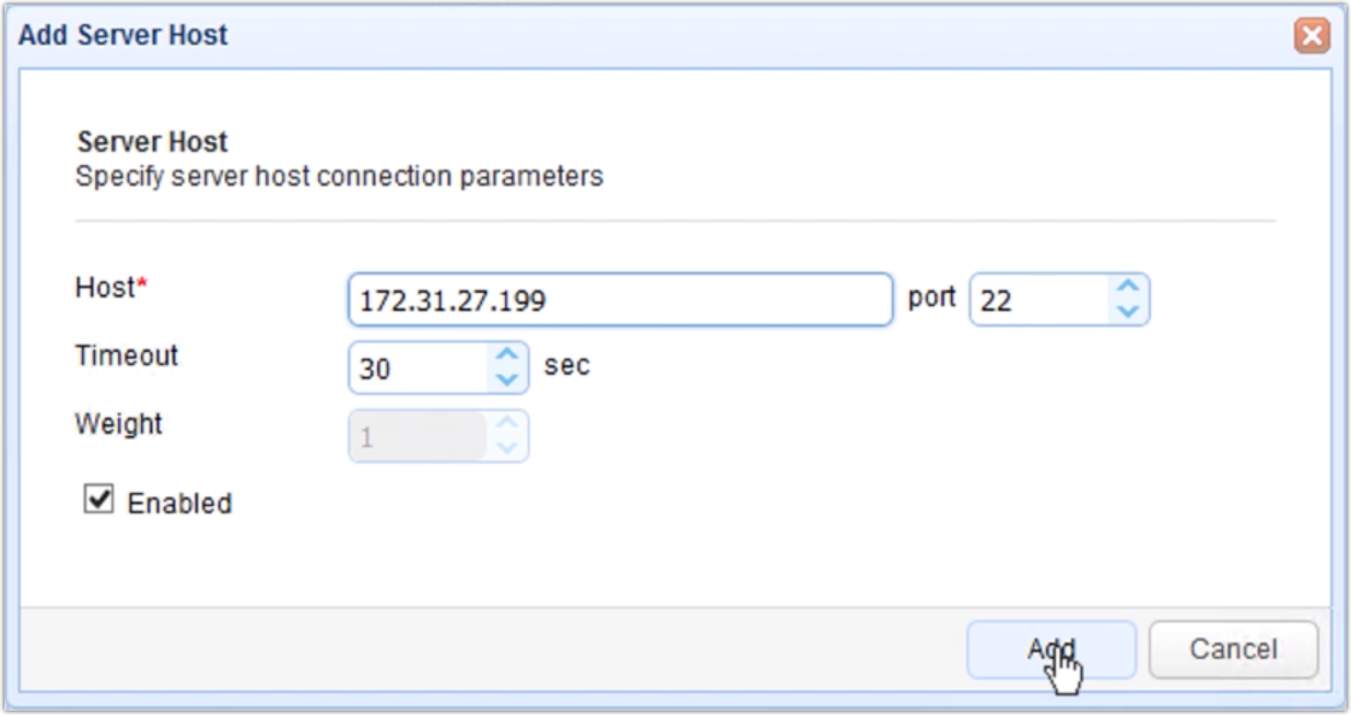 add server host to ha cluster