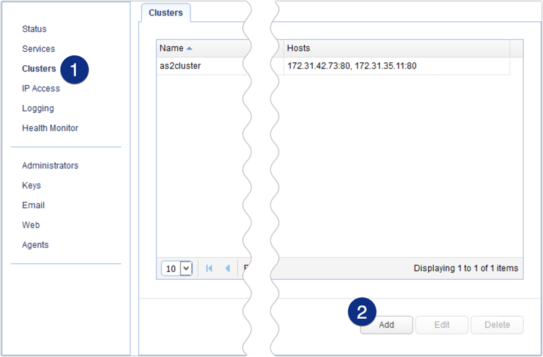 add sftp cluster in mft gateway-1