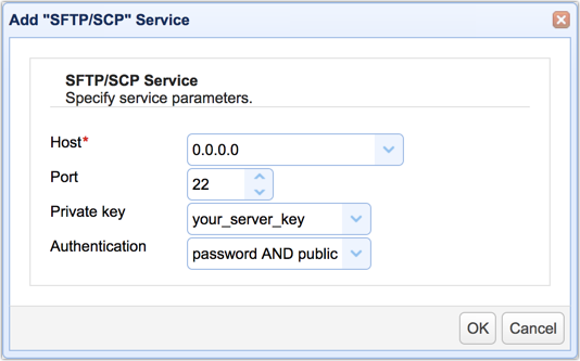 add sftp scp service