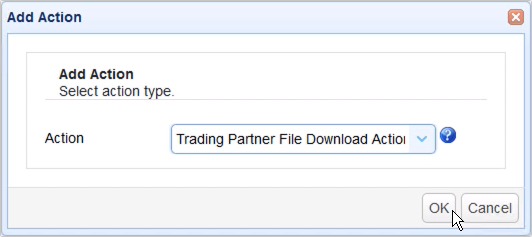 add trading partner file download action