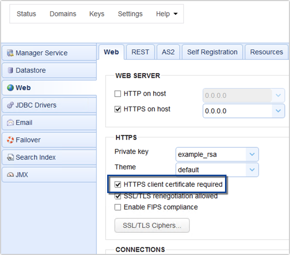 as2 https client certificate required