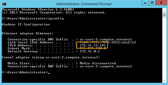 aws s3 sync windows - windows host ip address