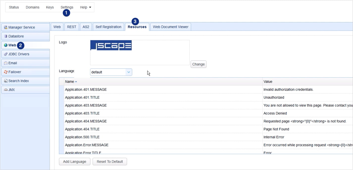 customizing web user interface of https file transfer service - 2