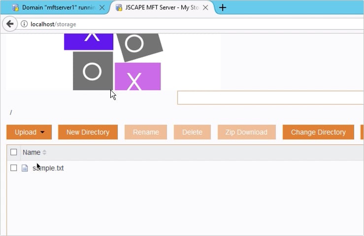 customizing web user interface of https file transfer service - 21