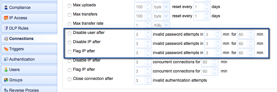 disable user after failed login attempts