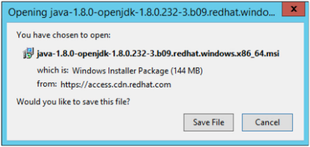download red hat openjdk msi installer