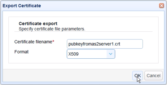 export certificate x509