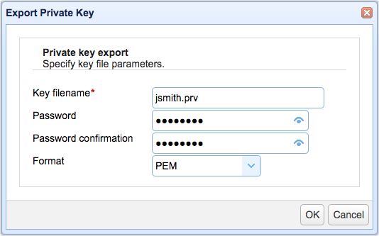 export private key-1
