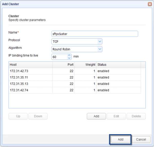 finalizesftpcluster