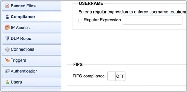 fips compliance mft server