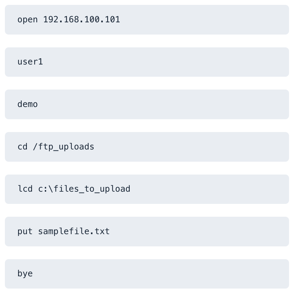 ftp script_windows