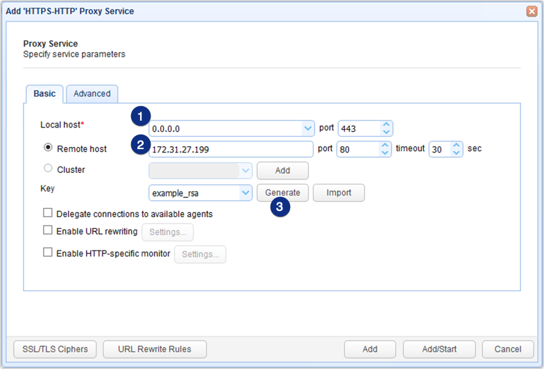 https to http reverse proxy parameters