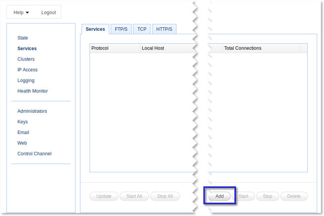 add https http proxy service