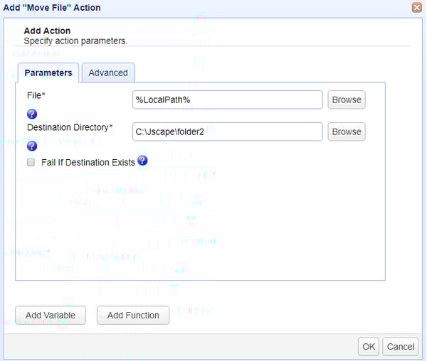 How to Create GetDirectorySize Trigger Function JSCAPE
