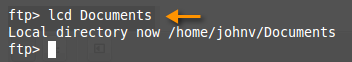 ftp local path