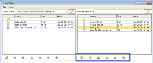 windows sftp client downloading