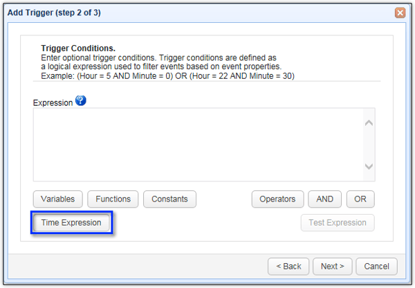 set up time for scheduled file synchronization