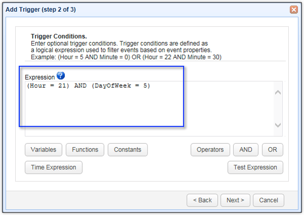 time expression scheduled file synchronization