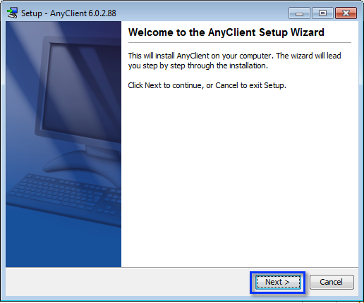 AnyClient Setup Wizard