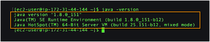 java -version in linux-1