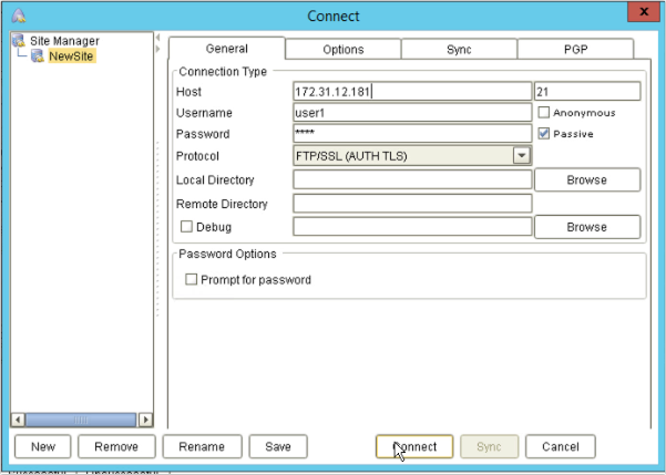 login via ftp-1