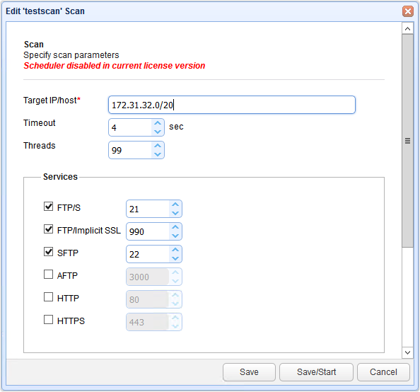 mft monitor file transfer protocols to scan