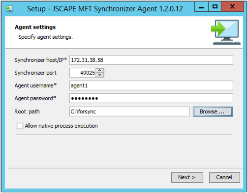 mft synchronizer agent in windows 12