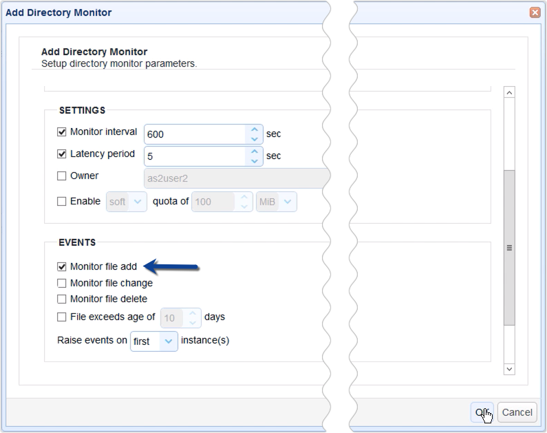 monitor file add s3