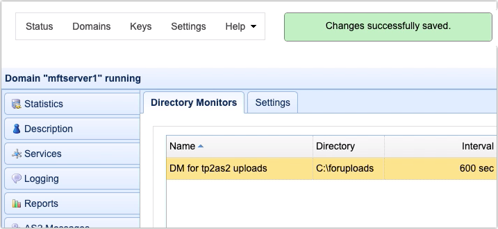 newly added directory monitor for automated as2